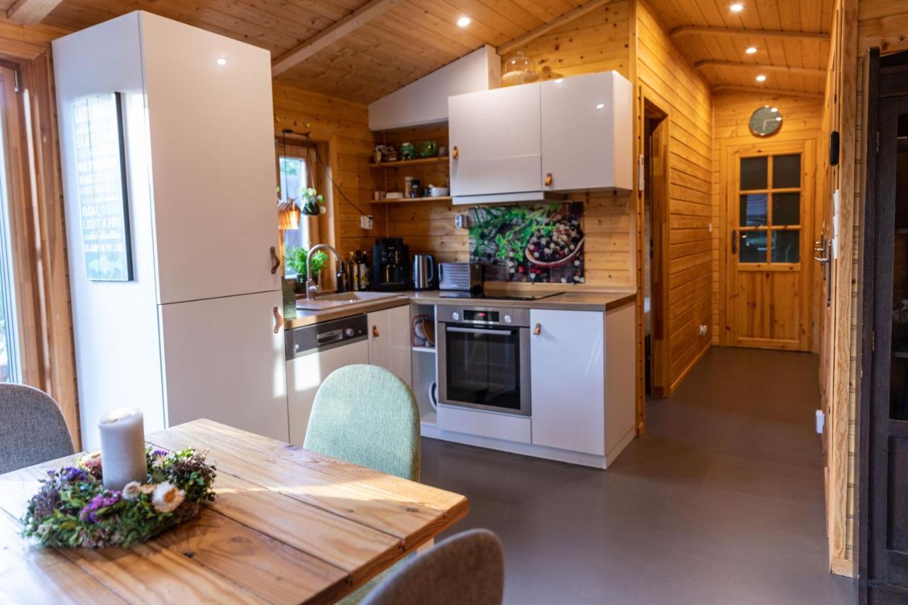 Chalet "Waldhauszeit" Am See Mucke Ngoại thất bức ảnh